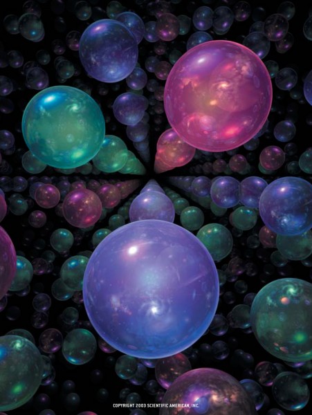 Imagen conceptual del multiverso (Fuente)