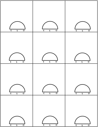 Plantilla de observación de la Luna