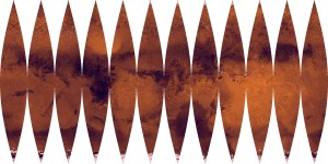 Proyección para globo de Marte