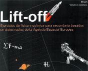 Recorte de portada del libro de ejercicios publidado por la ESA "Lift-off"