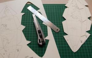 Recorta la plantilla para construir tu globo terráqueo de papel (Fuente)